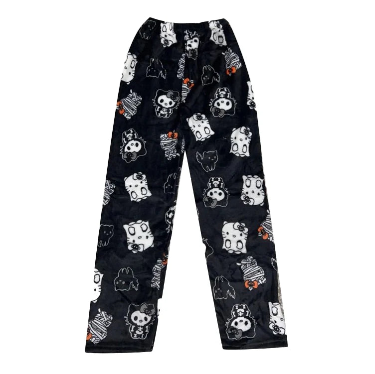 Pyjama Hello Kitty noir pour Halloween